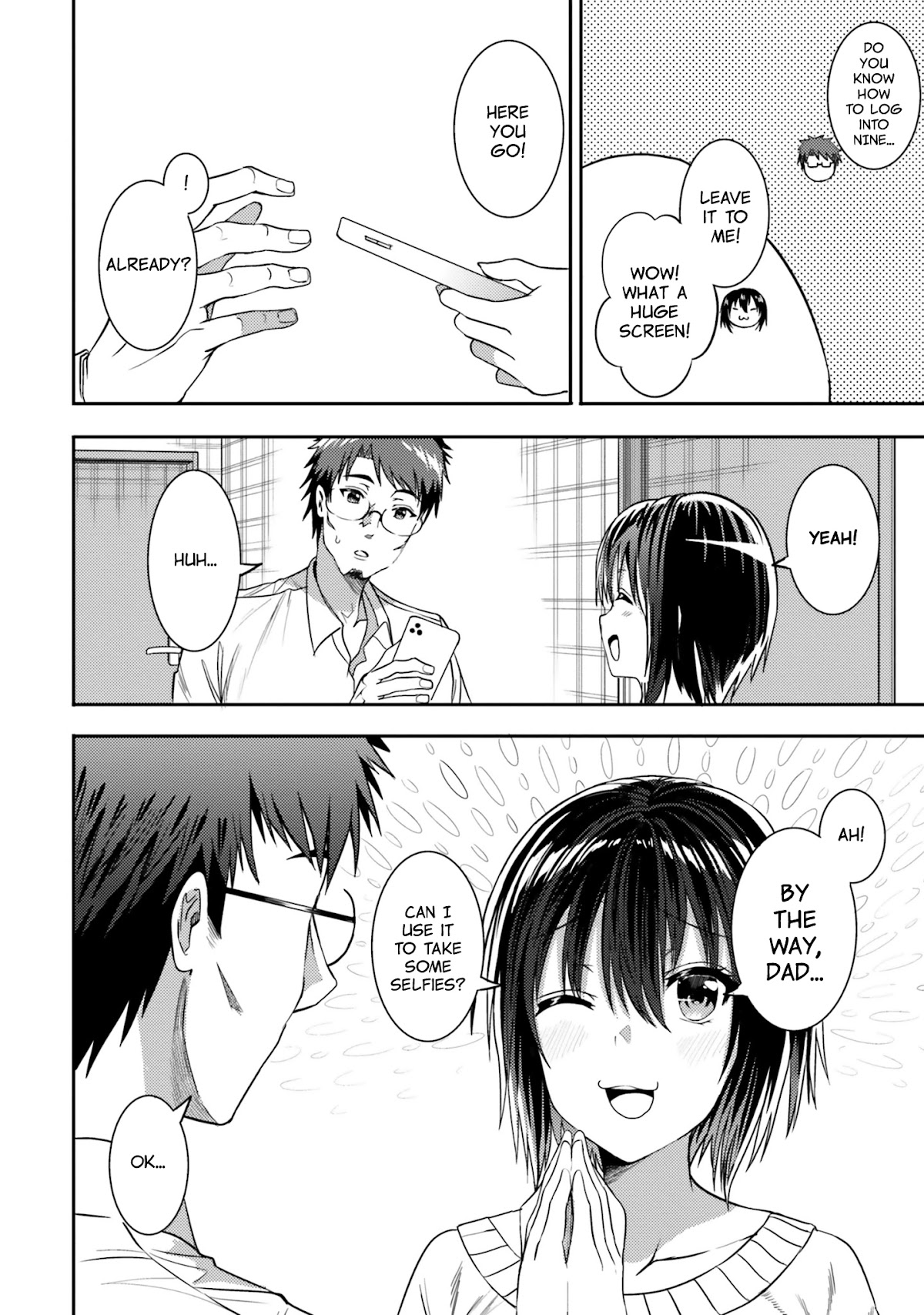Neeko wa Tsurai yo Chapter 30 page 4 - Chapter 30: The NEET's Dad Bought a Smartphone