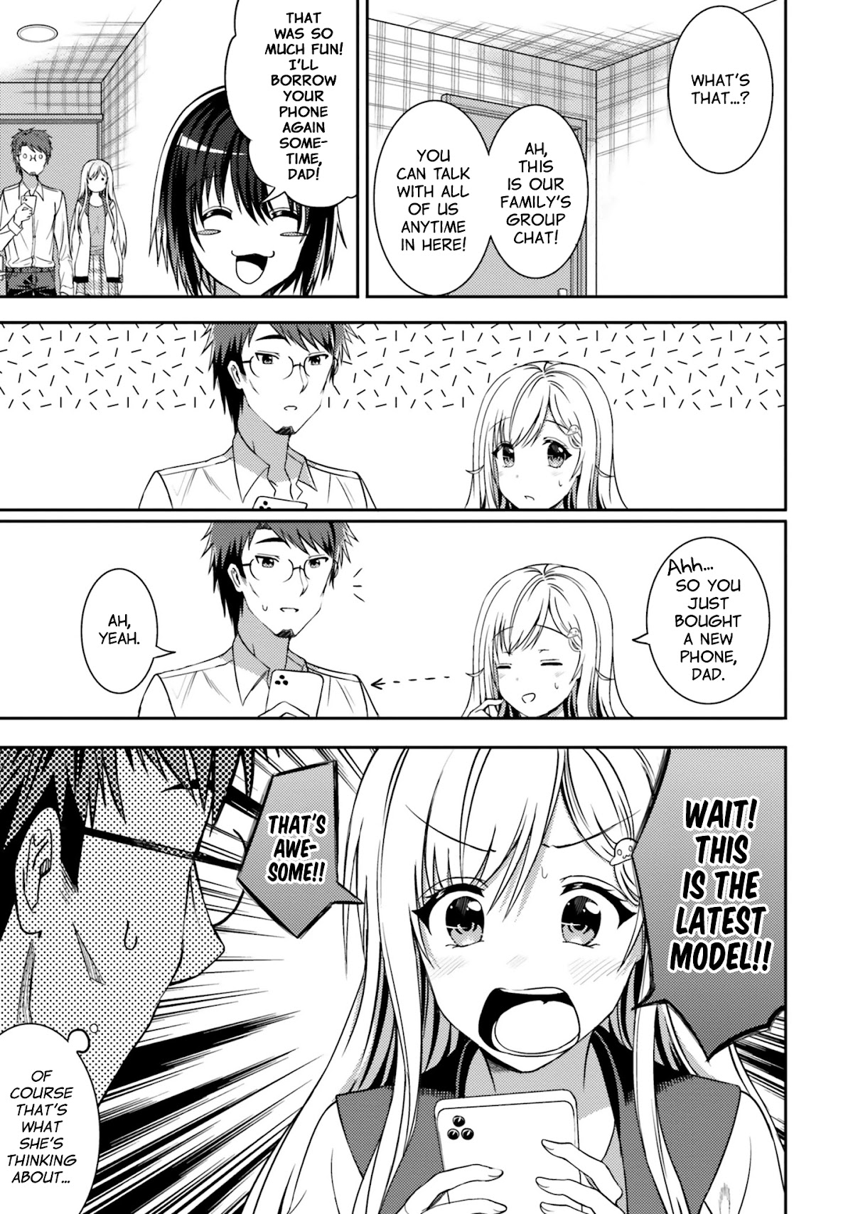 Neeko wa Tsurai yo Chapter 30 page 7 - Chapter 30: The NEET's Dad Bought a Smartphone