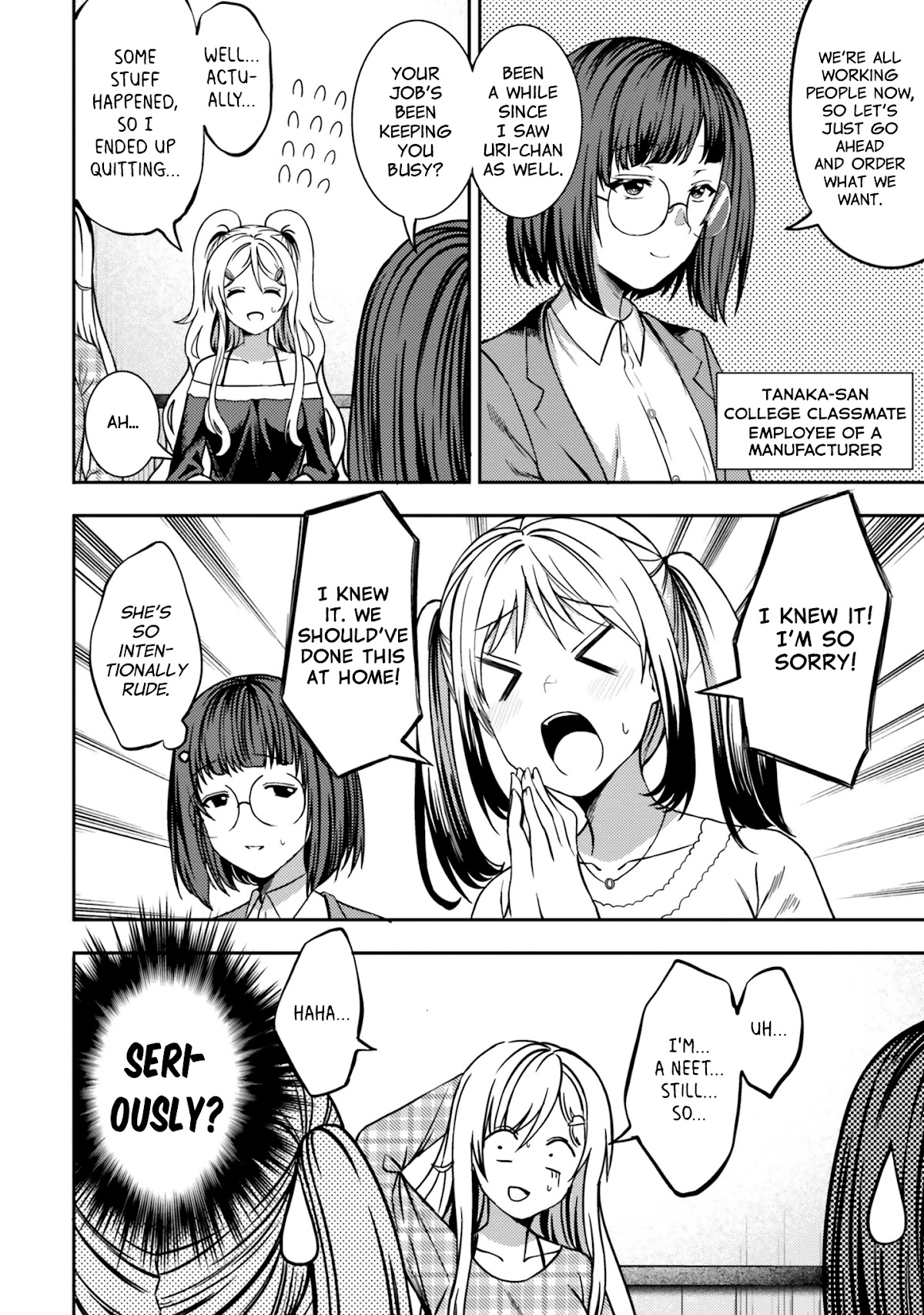 Neeko wa Tsurai yo Chapter 31 page 2 - Chapter 31: The NEET Goes Out For a Drink With Friends