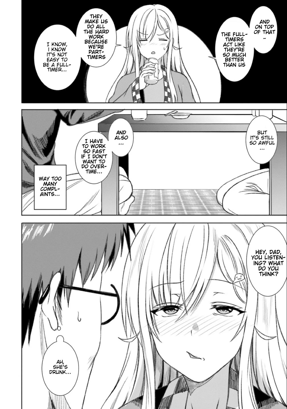 Neeko wa Tsurai yo Chapter 37 page 10 - Chapter 37: The NEET Drinks with Her Father
