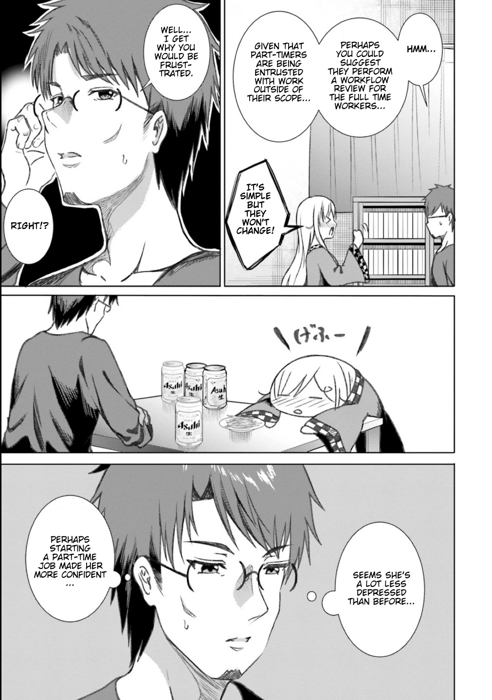 Neeko wa Tsurai yo Chapter 37 page 11 - Chapter 37: The NEET Drinks with Her Father