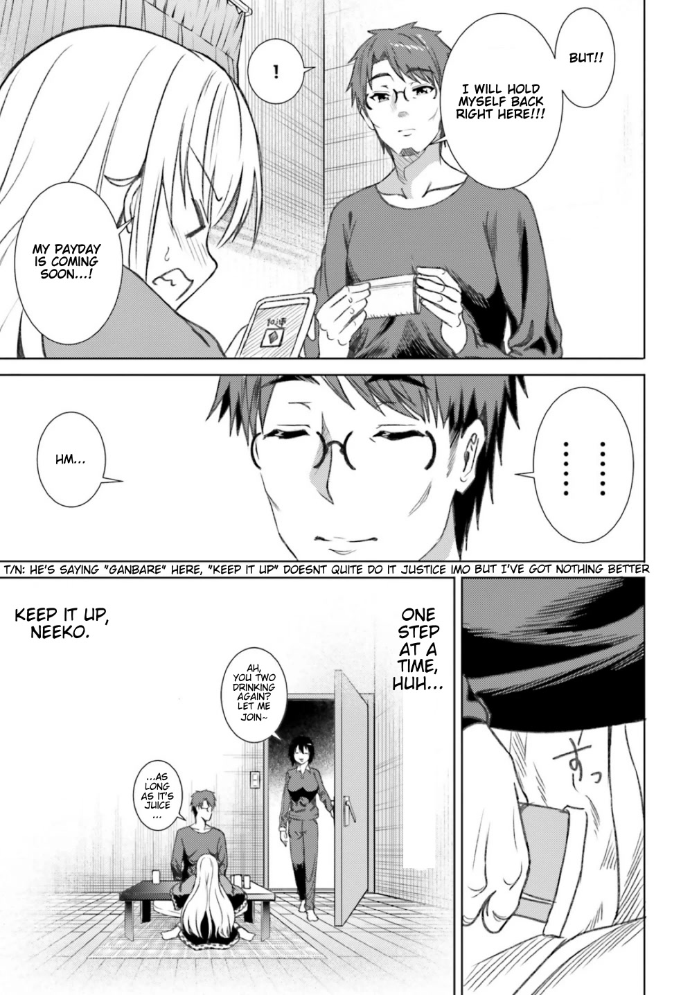 Neeko wa Tsurai yo Chapter 37 page 13 - Chapter 37: The NEET Drinks with Her Father
