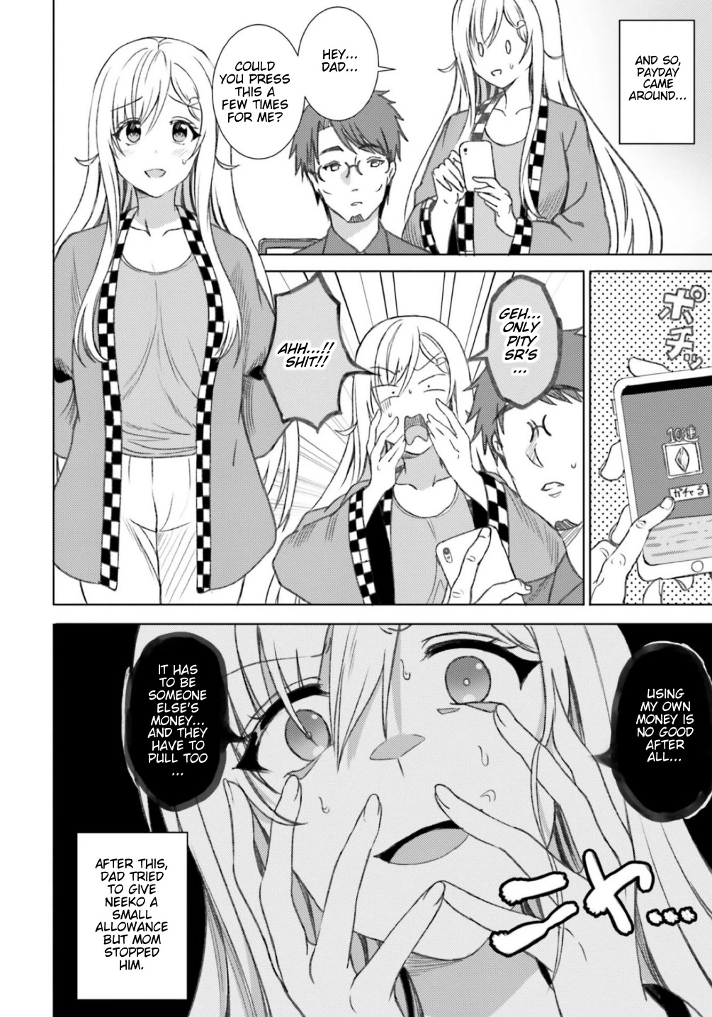 Neeko wa Tsurai yo Chapter 37 page 14 - Chapter 37: The NEET Drinks with Her Father
