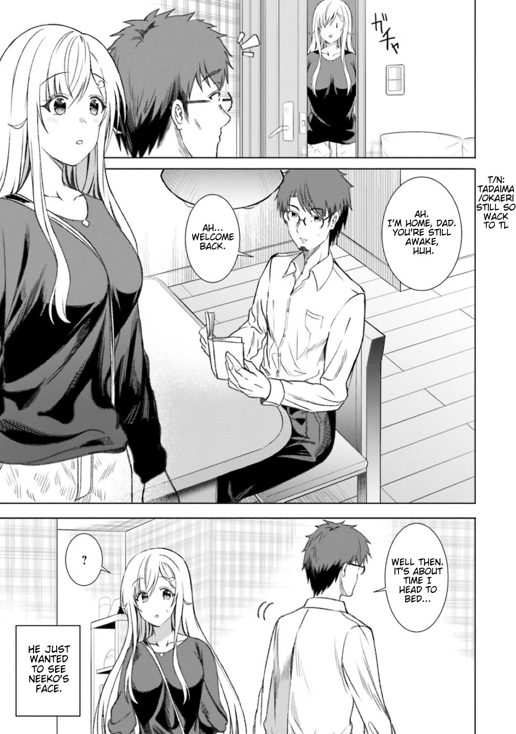 Neeko wa Tsurai yo Chapter 37 page 5 - Chapter 37: The NEET Drinks with Her Father