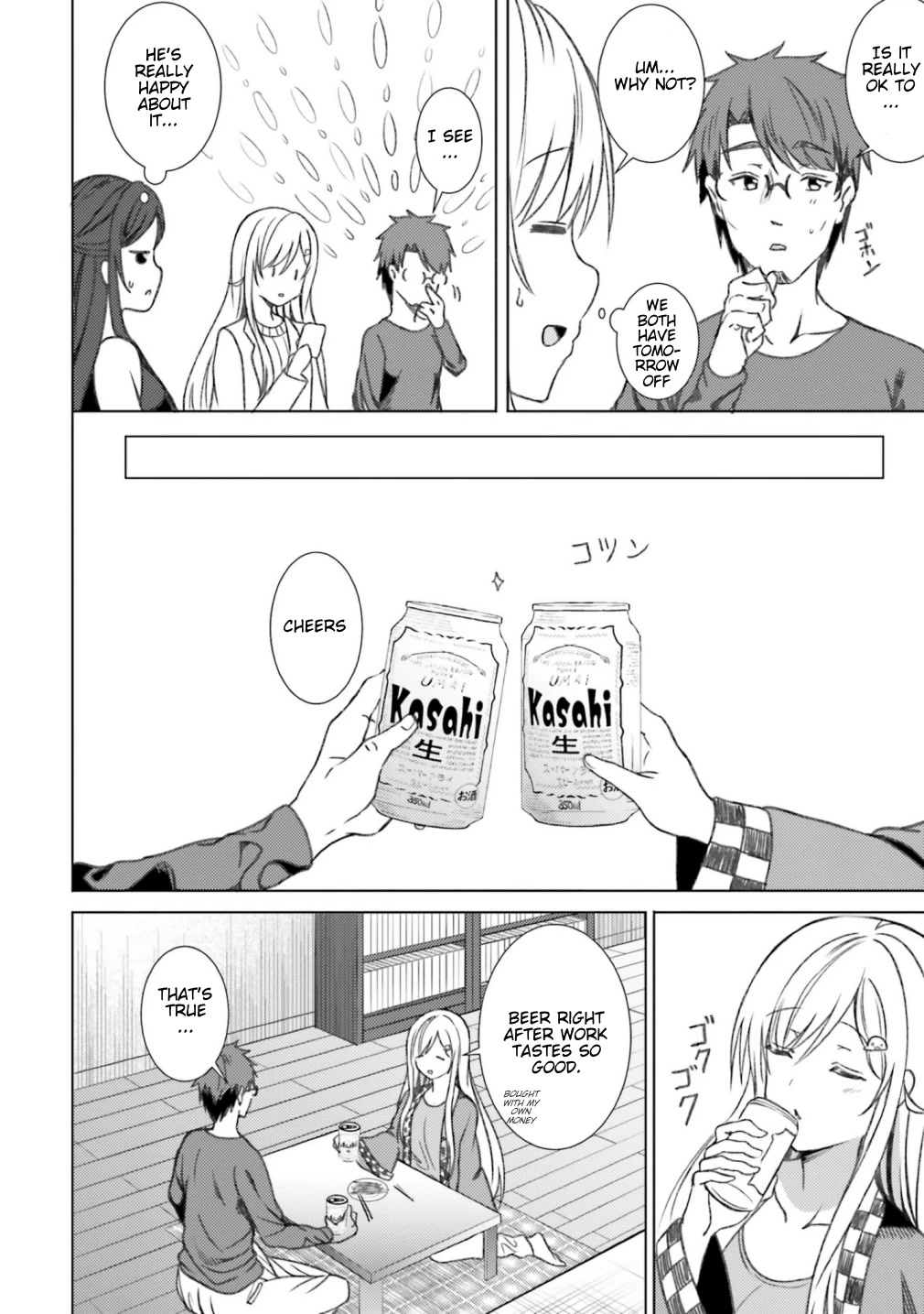 Neeko wa Tsurai yo Chapter 37 page 8 - Chapter 37: The NEET Drinks with Her Father