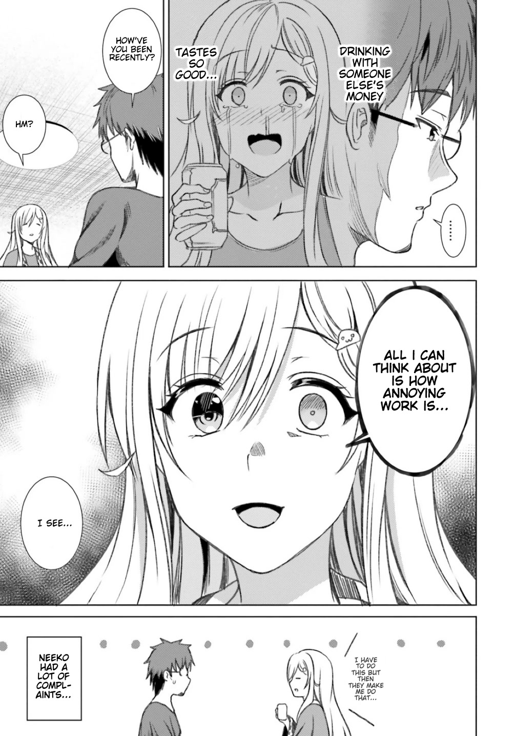 Neeko wa Tsurai yo Chapter 37 page 9 - Chapter 37: The NEET Drinks with Her Father