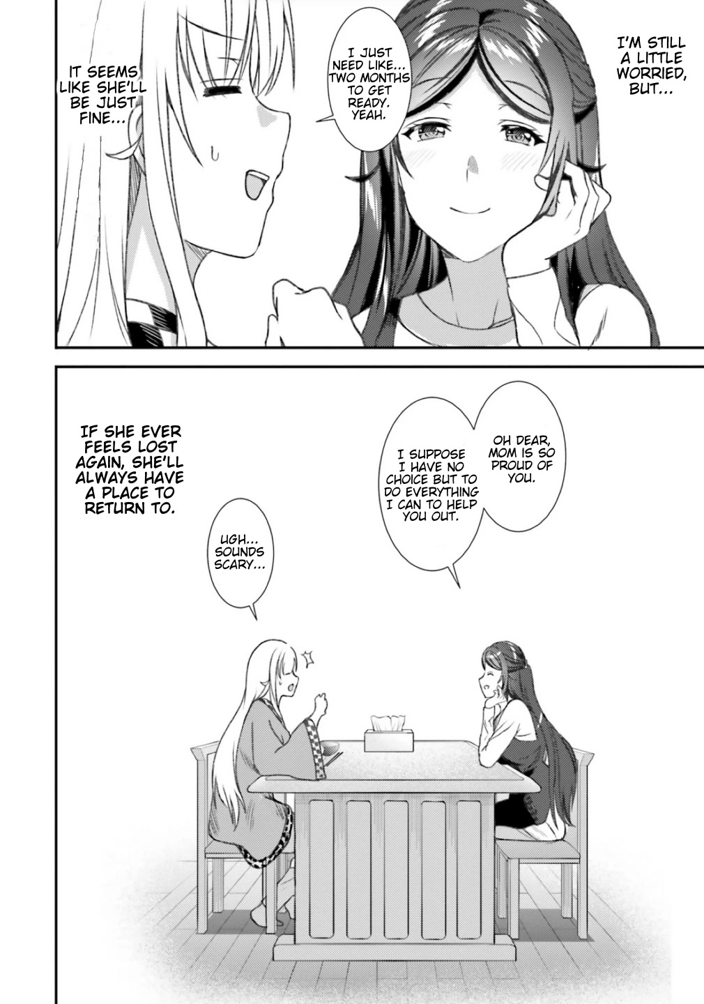 Neeko wa Tsurai yo Chapter 38 page 12 - Chapter 38: The NEET Has a Serious Talk With Her Mother