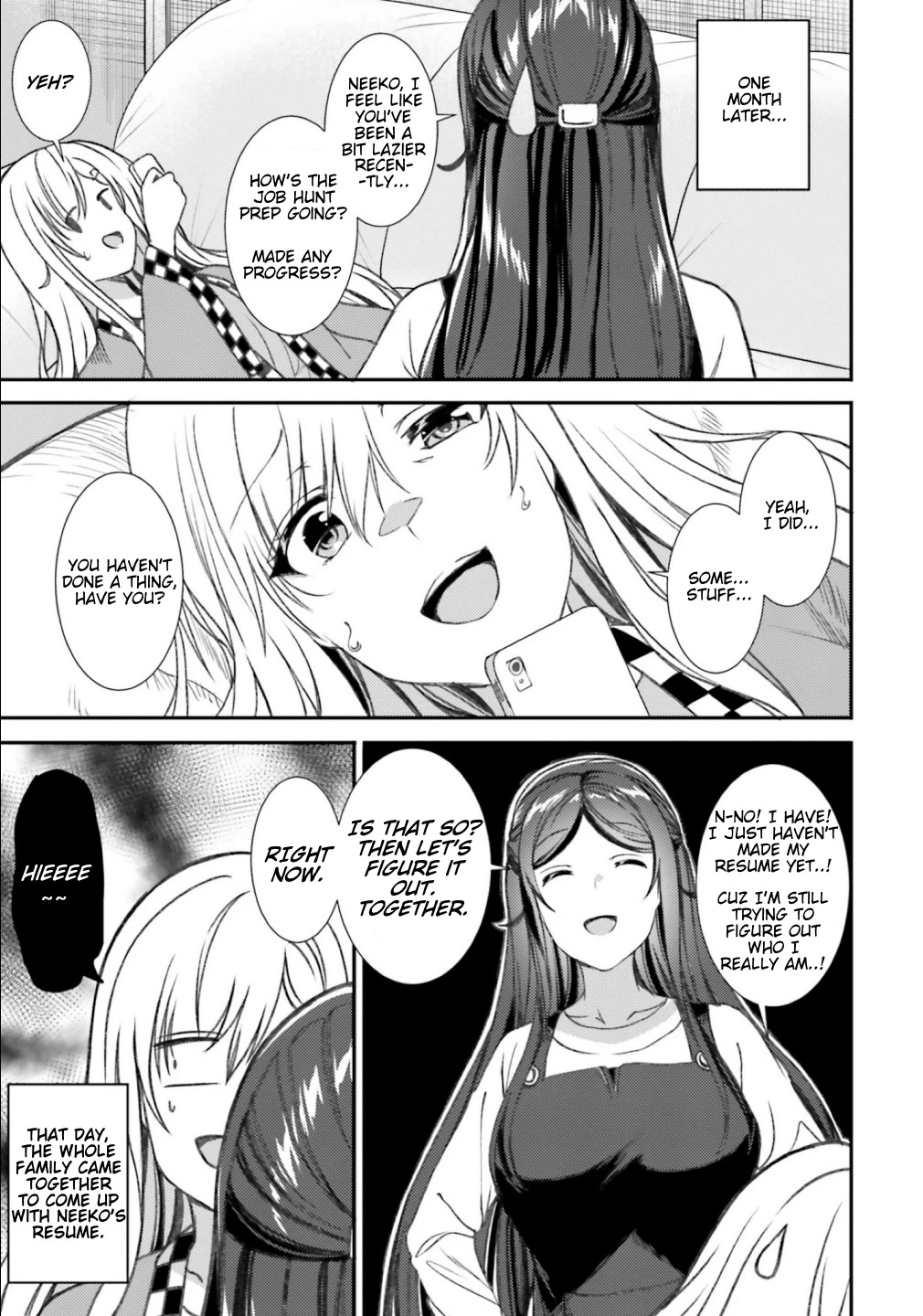 Neeko wa Tsurai yo Chapter 38 page 13 - Chapter 38: The NEET Has a Serious Talk With Her Mother