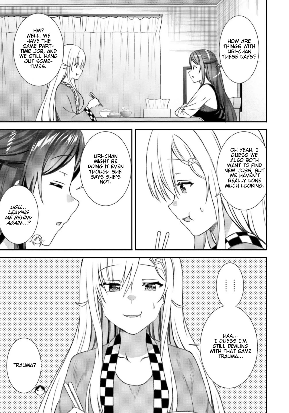Neeko wa Tsurai yo Chapter 38 page 7 - Chapter 38: The NEET Has a Serious Talk With Her Mother