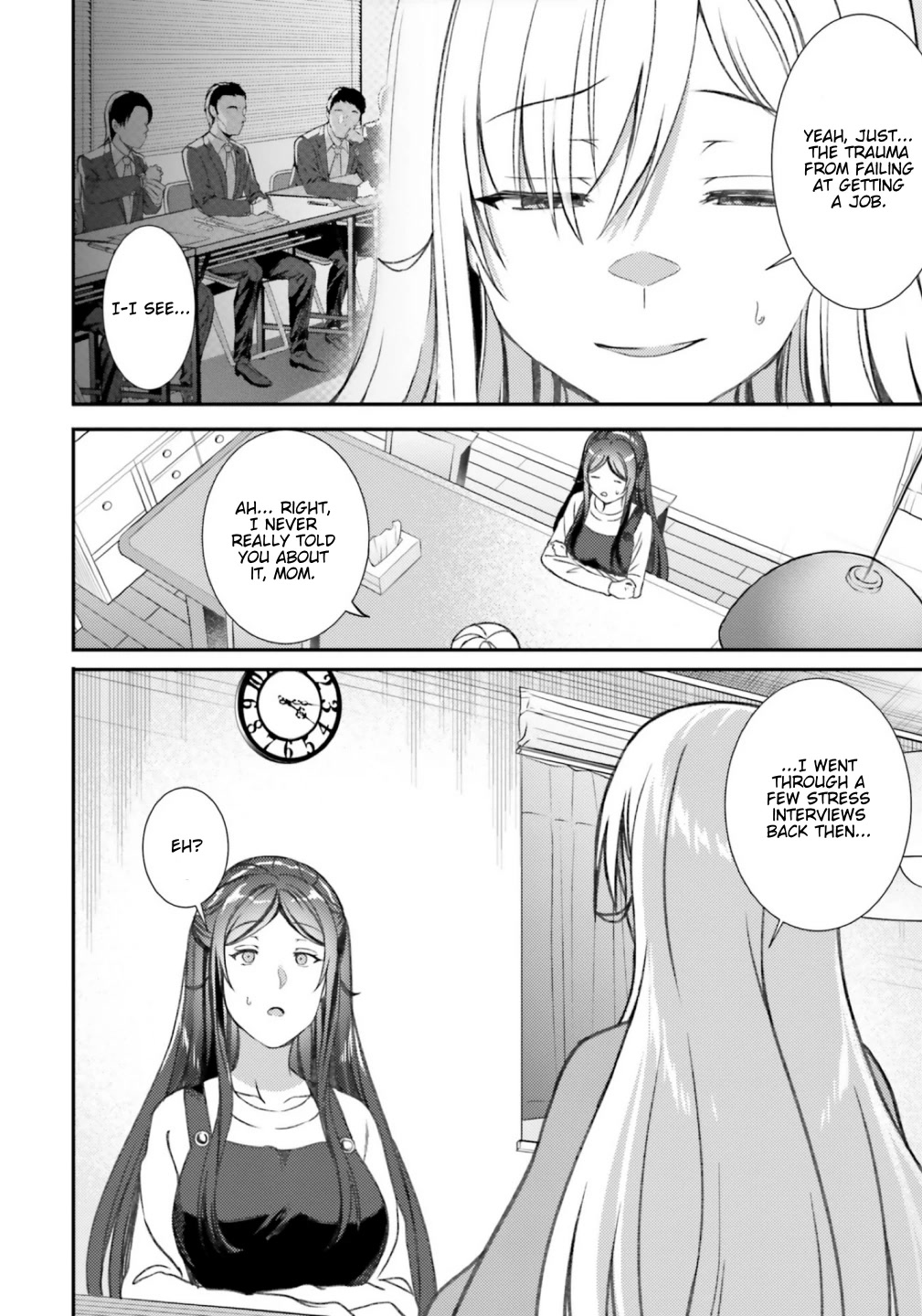 Neeko wa Tsurai yo Chapter 38 page 8 - Chapter 38: The NEET Has a Serious Talk With Her Mother