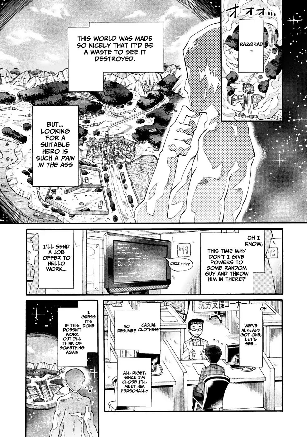 NEET dakedo Hello Work ni Ittara Isekai ni Tsuretekareta Chapter 1 page 2 - Chapter 1