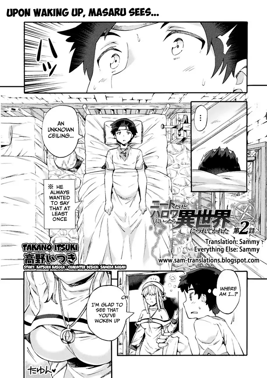 NEET dakedo Hello Work ni Ittara Isekai ni Tsuretekareta Chapter 2 page 1 - Chapter 2