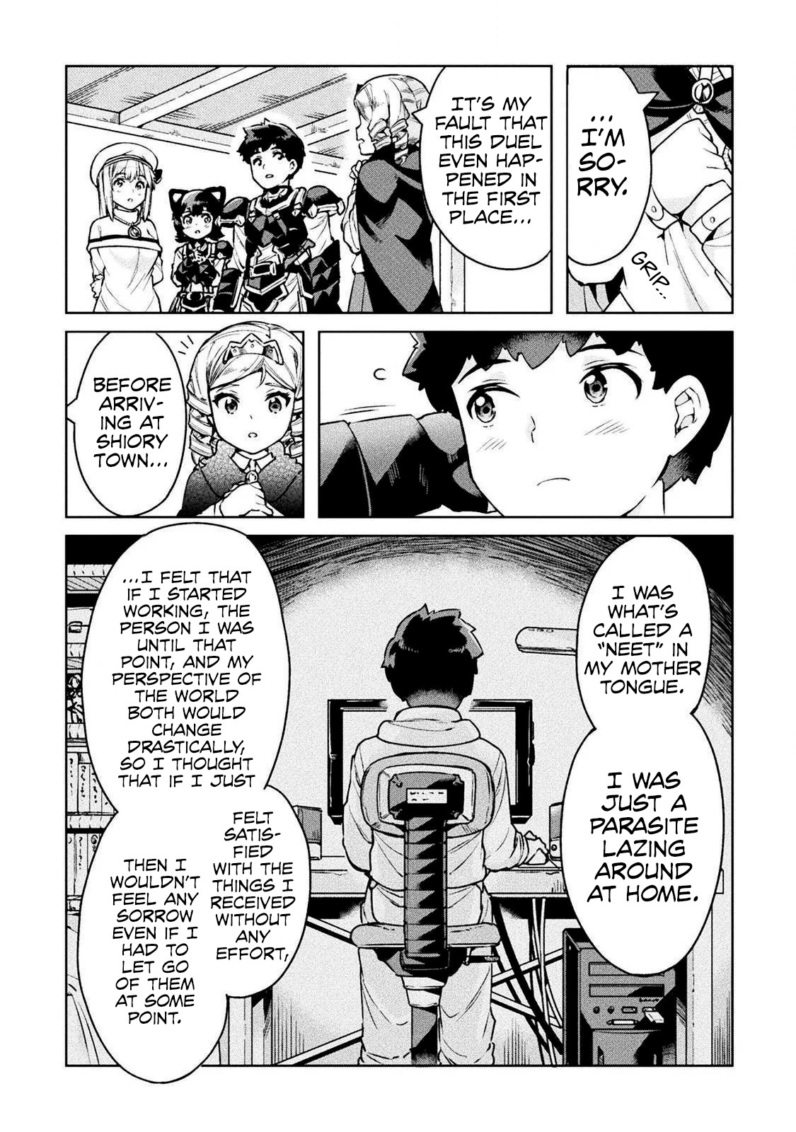 NEET dakedo Hello Work ni Ittara Isekai ni Tsuretekareta Chapter 23 page 4 - Chapter 23