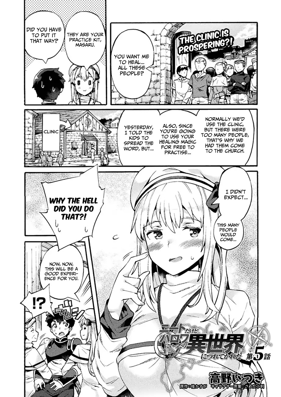 NEET dakedo Hello Work ni Ittara Isekai ni Tsuretekareta Chapter 5 page 2 - Chapter 5