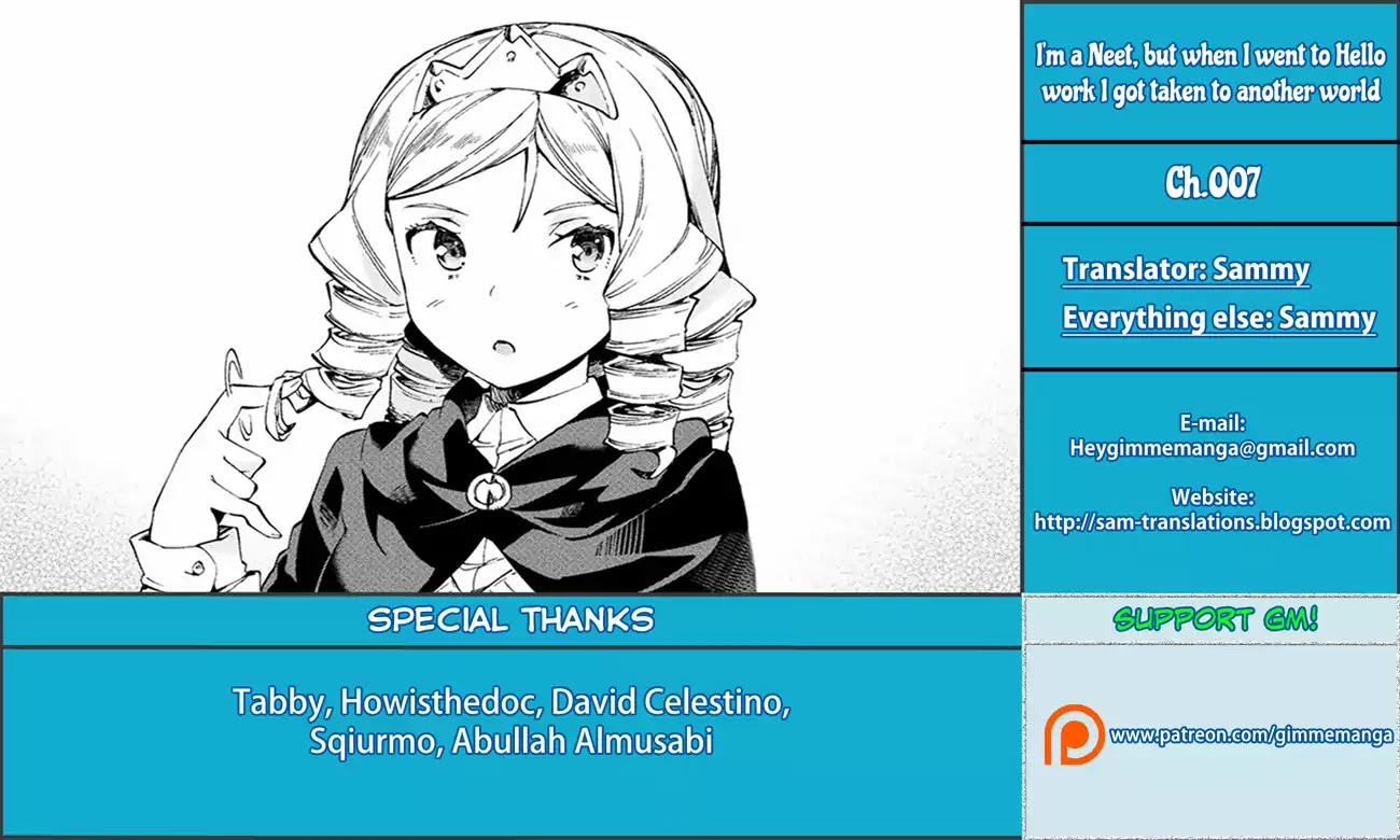NEET dakedo Hello Work ni Ittara Isekai ni Tsuretekareta Chapter 7 page 1 - Chapter 7