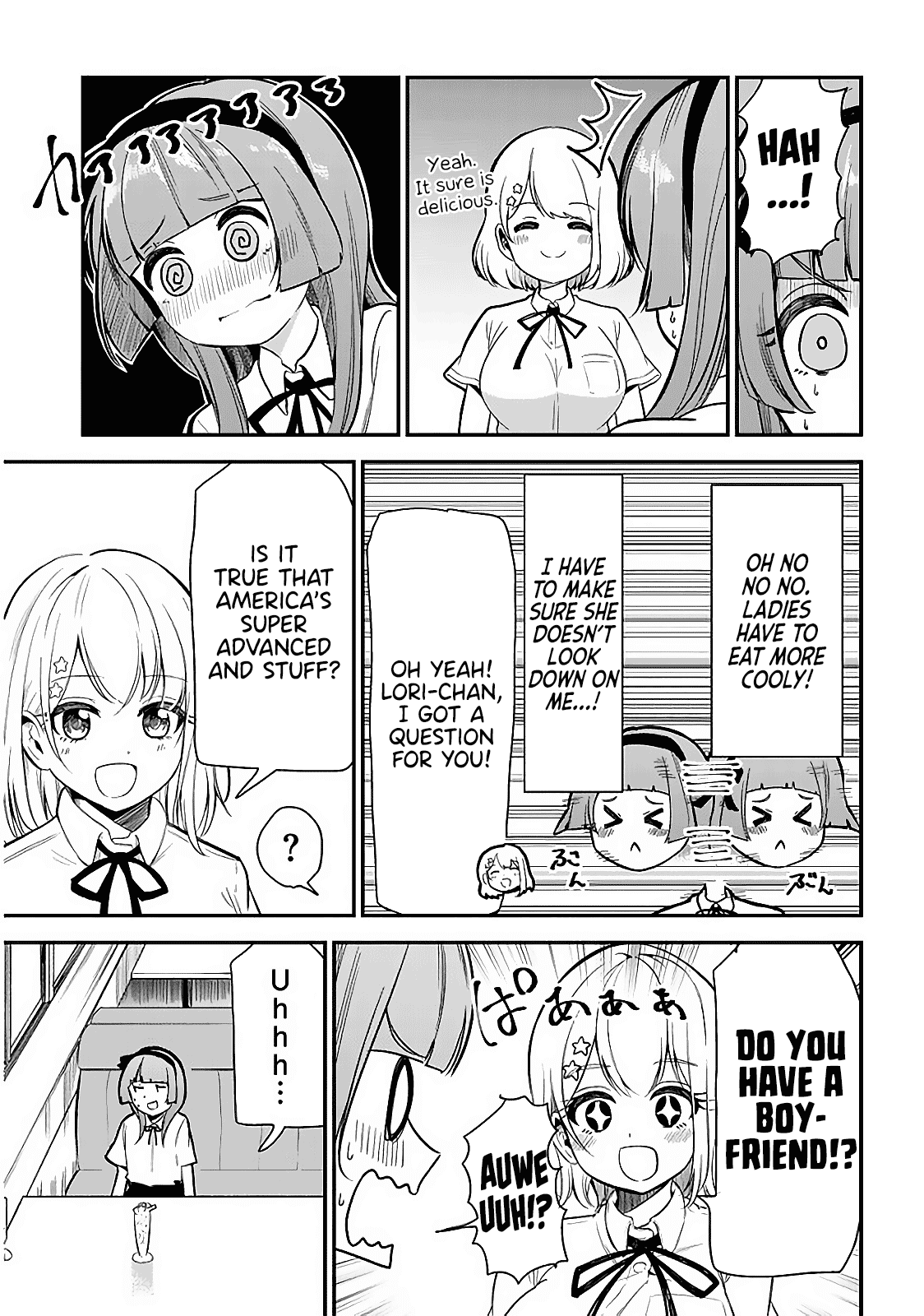 Nega-kun and Posi-chan Chapter 22 page 5 - Chapter 22: Girl's talk