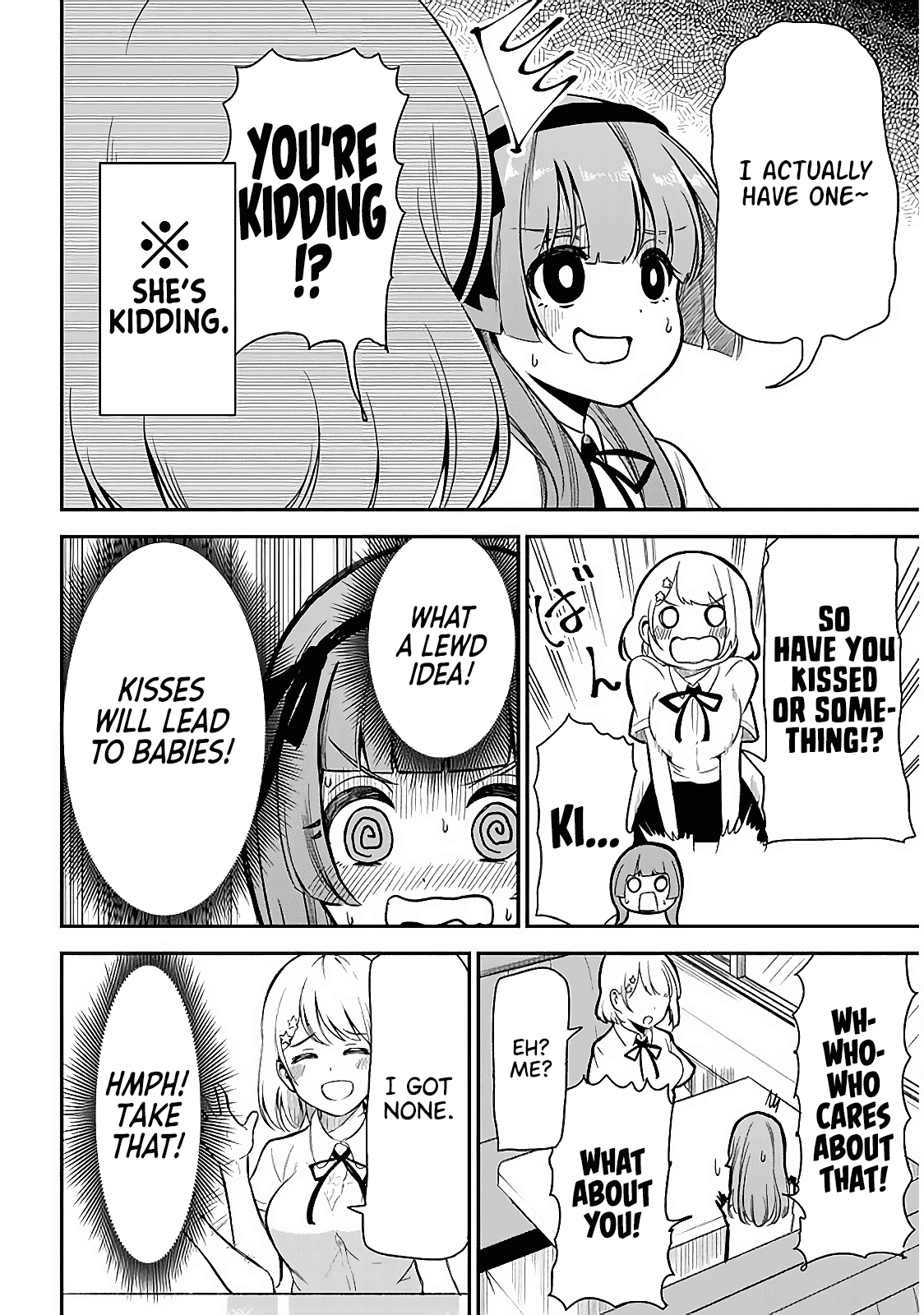 Nega-kun and Posi-chan Chapter 22 page 6 - Chapter 22: Girl's talk