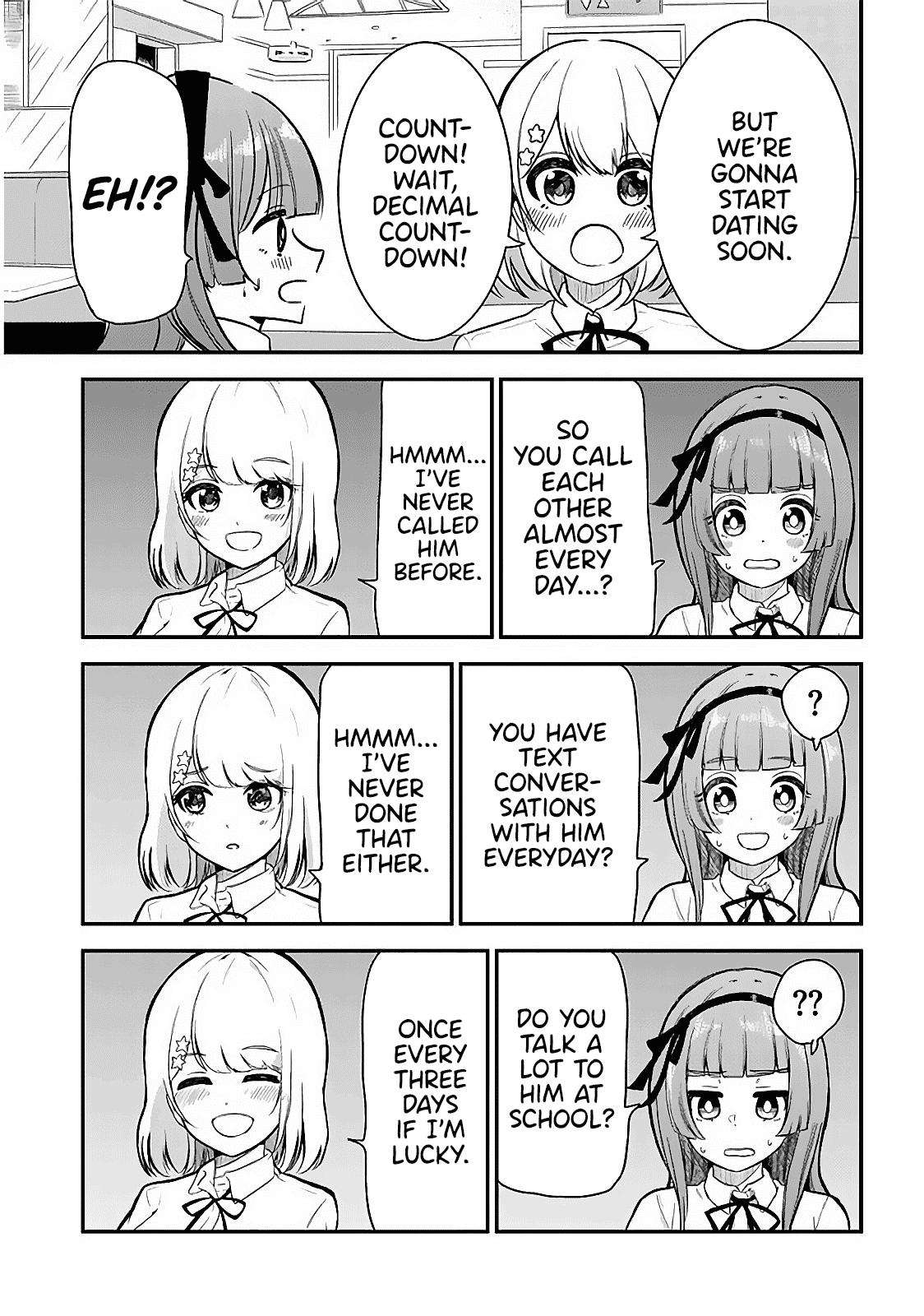 Nega-kun and Posi-chan Chapter 22 page 7 - Chapter 22: Girl's talk