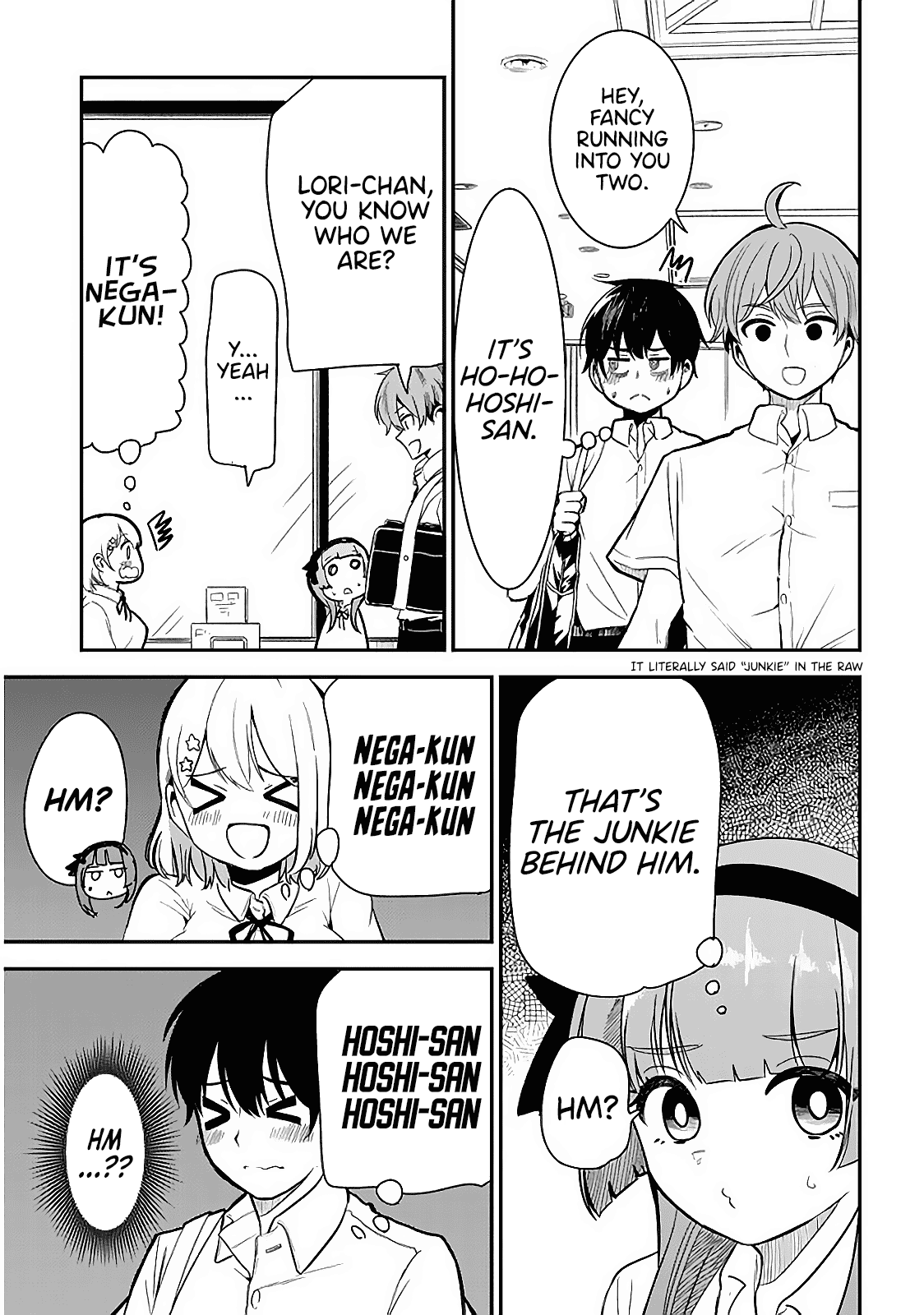 Nega-kun and Posi-chan Chapter 22 page 9 - Chapter 22: Girl's talk