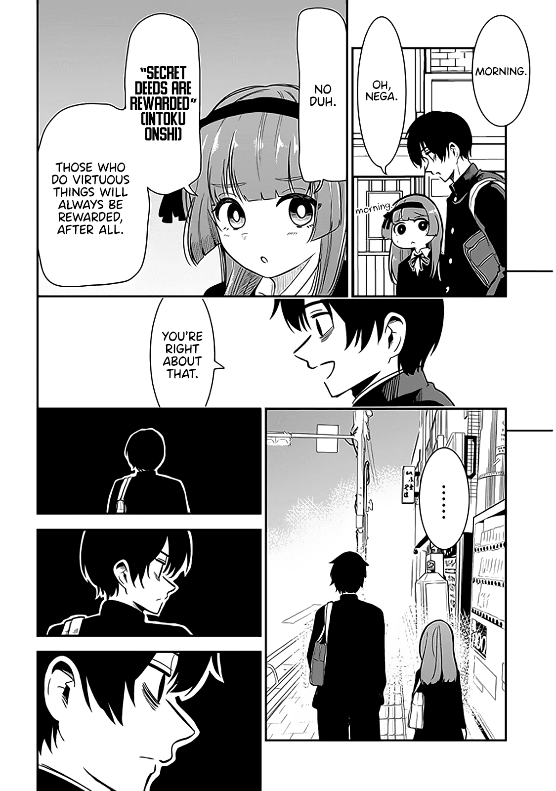 Nega-kun and Posi-chan Chapter 29 page 2 - Chapter 29: Secret deeds are rewarded