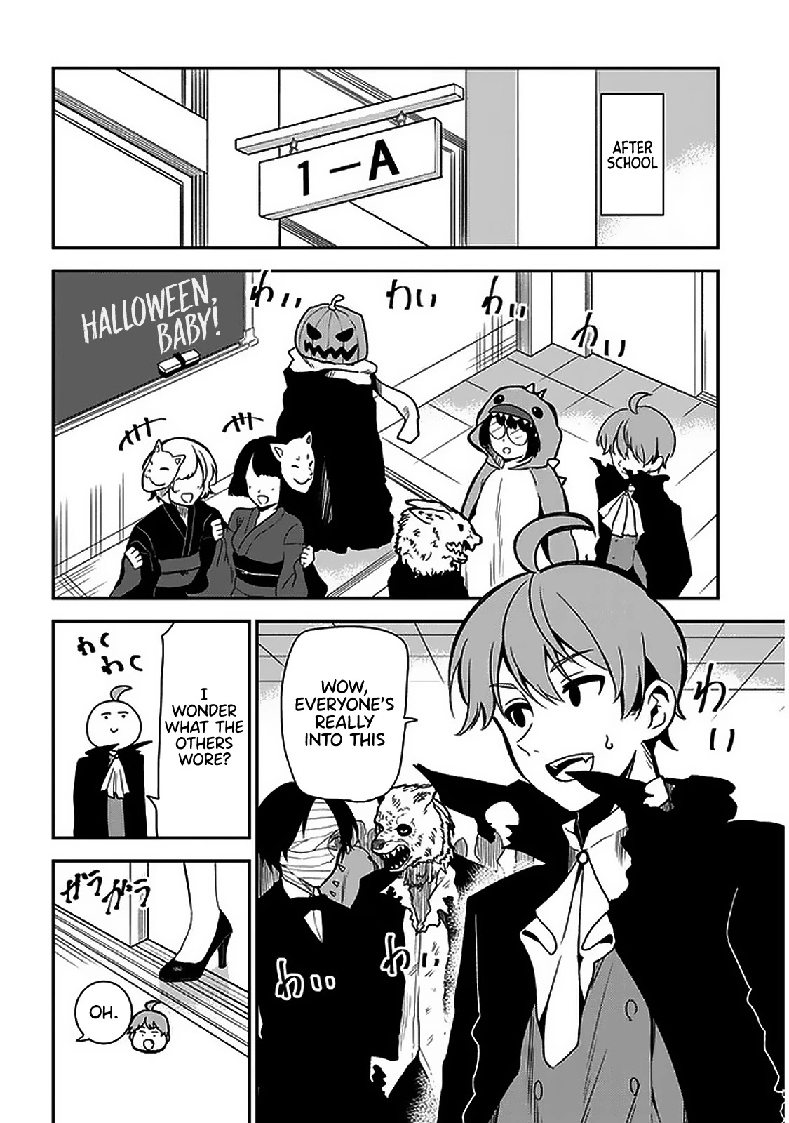 Nega-kun and Posi-chan Chapter 30 page 4 - Chapter 30: Halloween