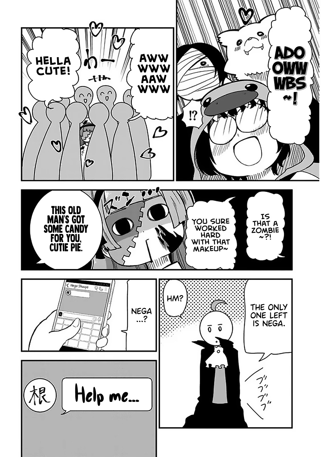 Nega-kun and Posi-chan Chapter 30 page 8 - Chapter 30: Halloween