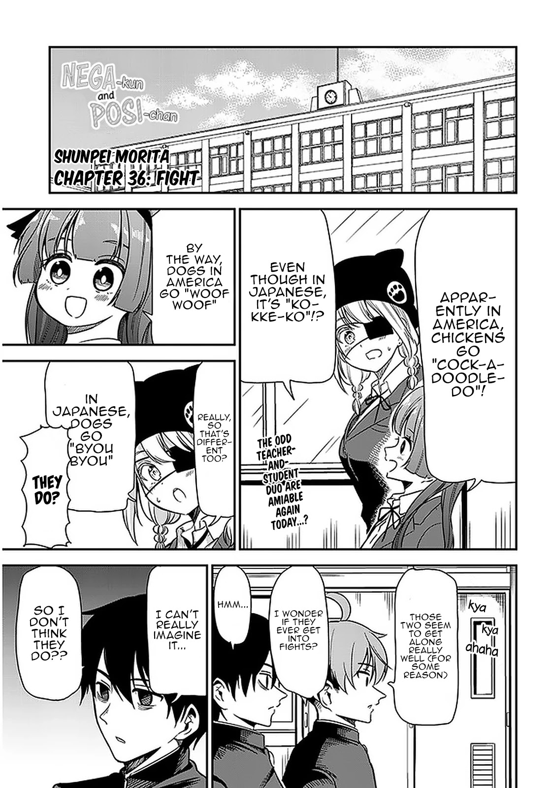 Nega-kun and Posi-chan Chapter 36 page 1 - Chapter 36: Fight