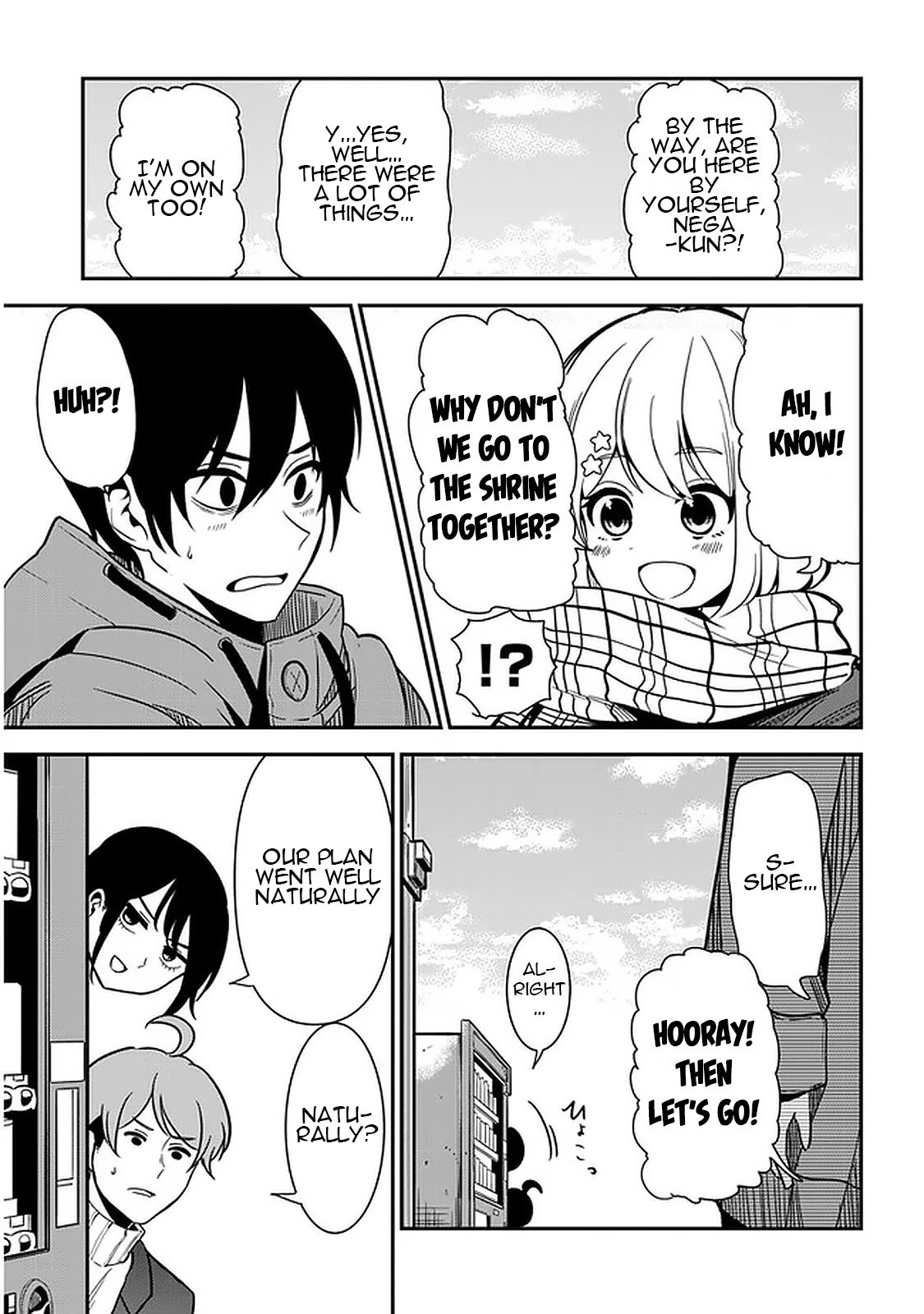 Nega-kun and Posi-chan Chapter 38 page 3 - Chapter 38: New Year's Shrine Visit
