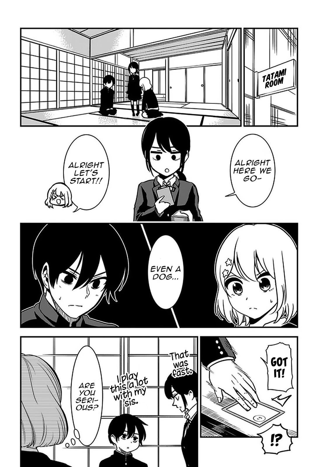 Nega-kun and Posi-chan Chapter 39 page 6 - Chapter 39: Karuta