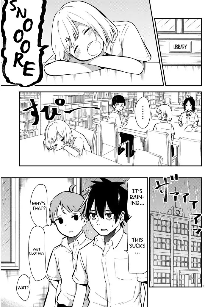 Nega-kun and Posi-chan Chapter 4 page 3 - Chapter 4: Rain
