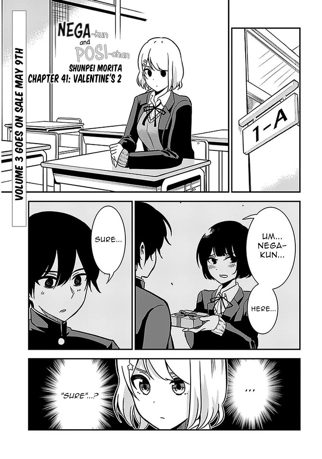 Nega-kun and Posi-chan Chapter 41 page 1 - Chapter 41: Valentine's 2