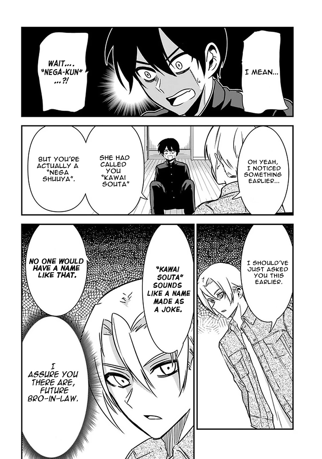 Nega-kun and Posi-chan Chapter 42 page 6 - Chapter 42: Against Big Brother