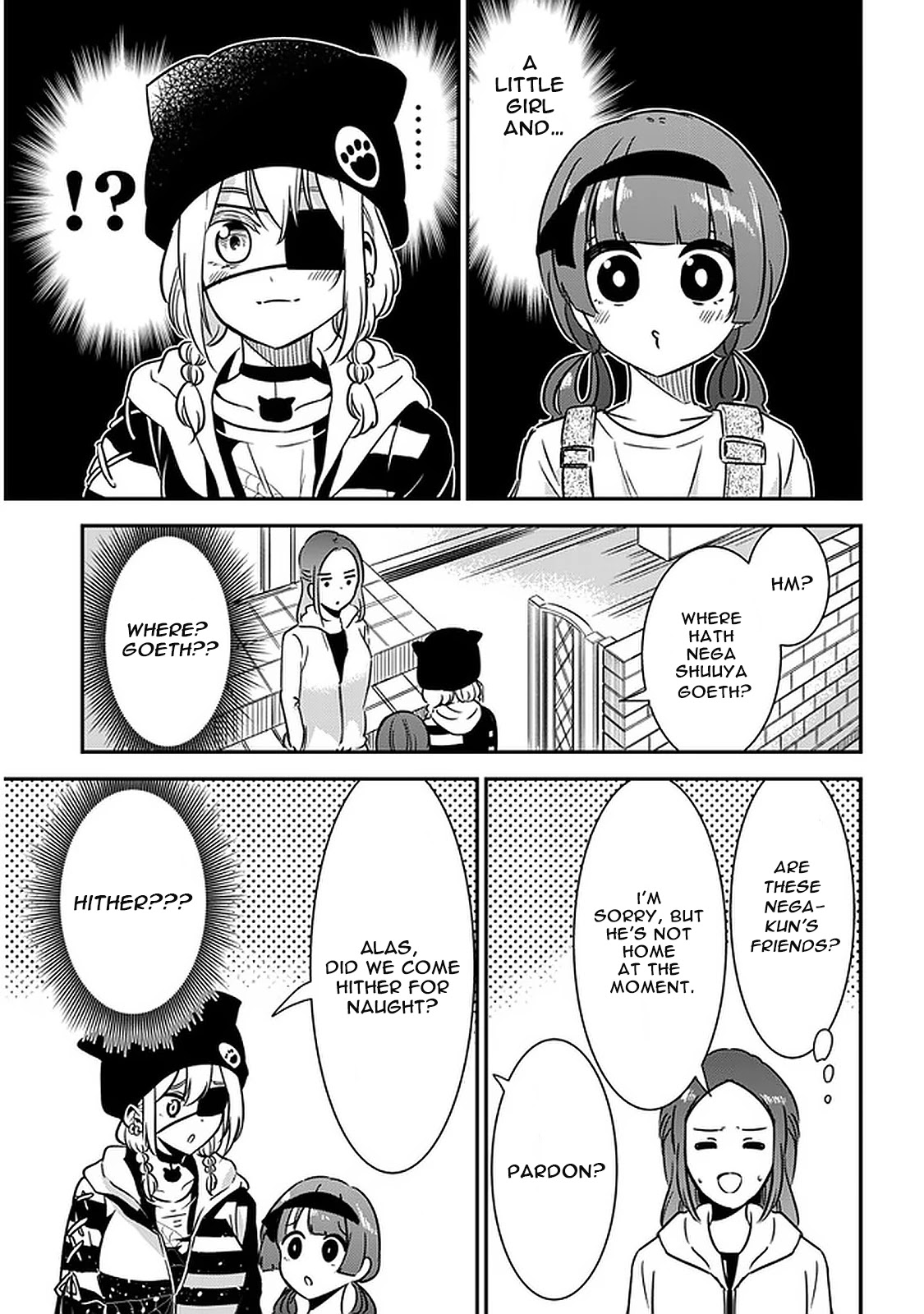 Nega-kun and Posi-chan Chapter 43 page 3 - Chapter 43: Brother's Friends