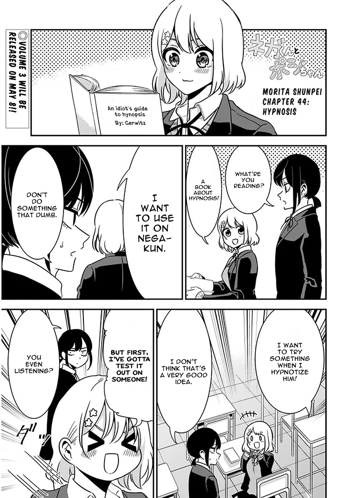 Nega-kun and Posi-chan Chapter 44 page 1 - Chapter 44: Hypnosis