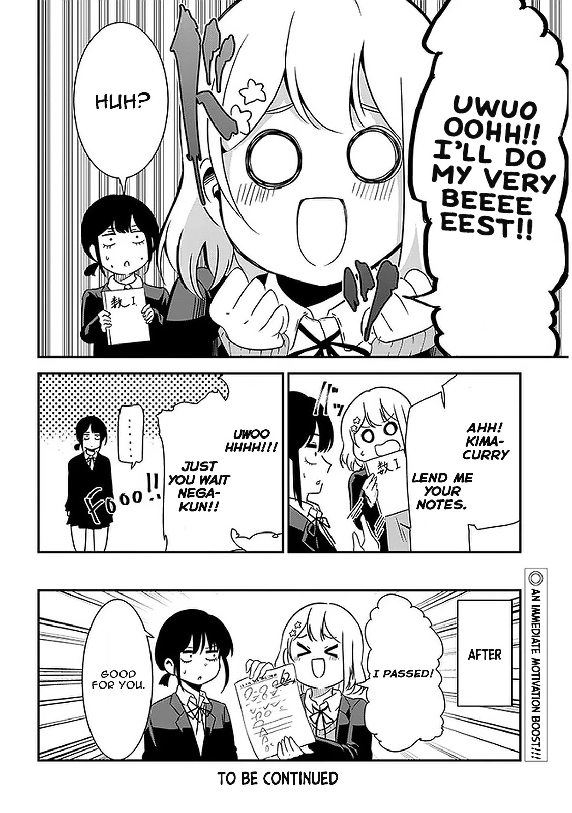 Nega-kun and Posi-chan Chapter 46 page 10 - Chapter 46: Repeating a Year and White Day