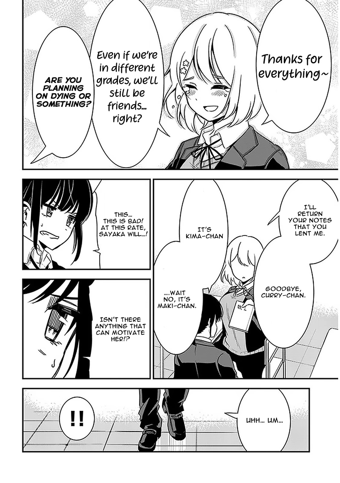 Nega-kun and Posi-chan Chapter 46 page 8 - Chapter 46: Repeating a Year and White Day