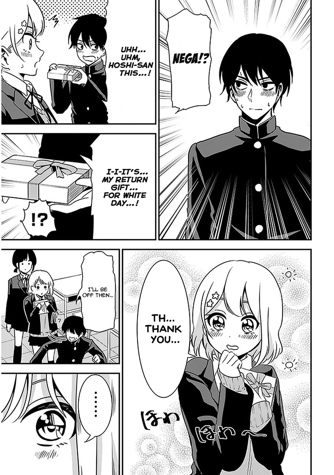 Nega-kun and Posi-chan Chapter 46 page 9 - Chapter 46: Repeating a Year and White Day