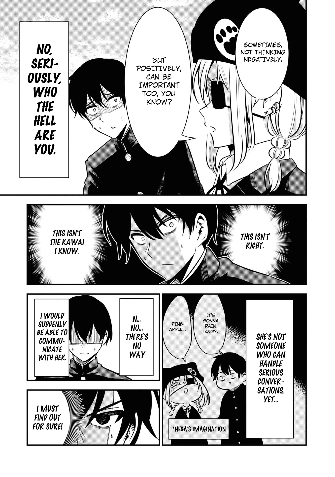 Nega-kun and Posi-chan Chapter 49 page 5 - Chapter 49: Determination