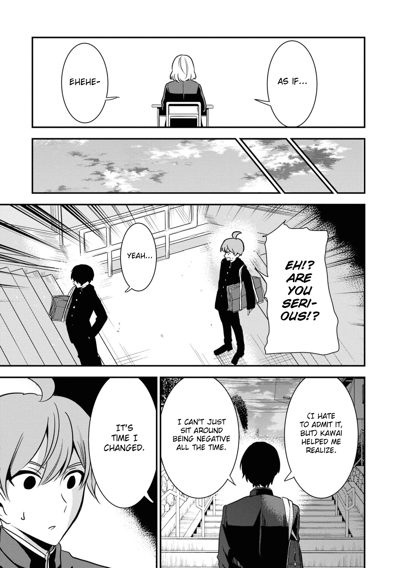 Nega-kun and Posi-chan Chapter 49 page 9 - Chapter 49: Determination