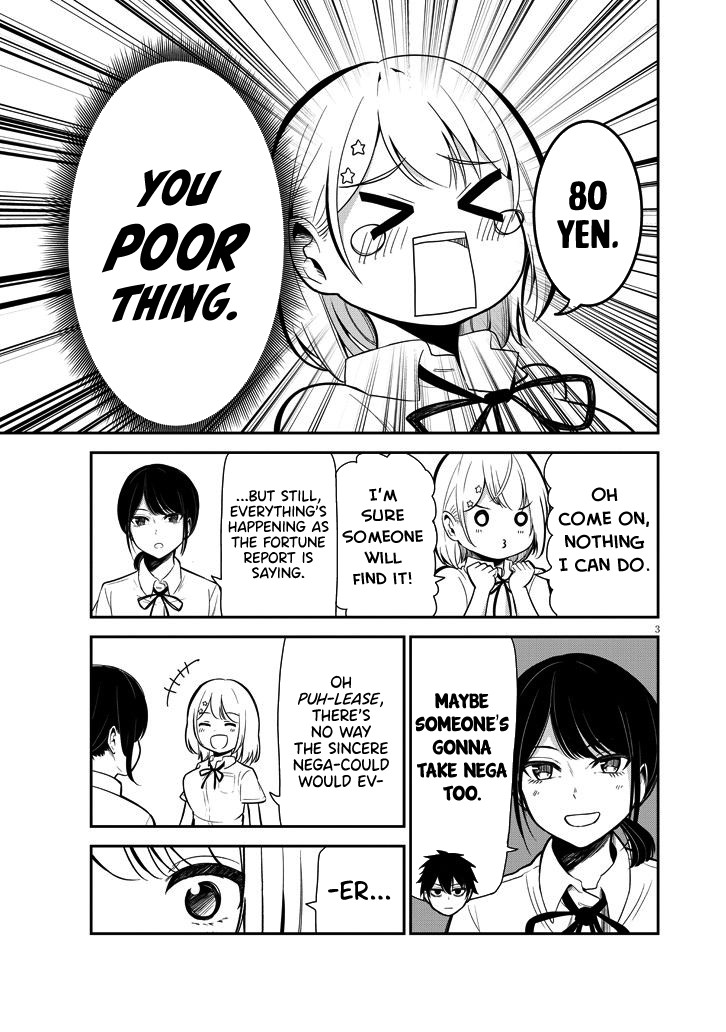 Nega-kun and Posi-chan Chapter 6 page 3 - Chapter 6: Fortune