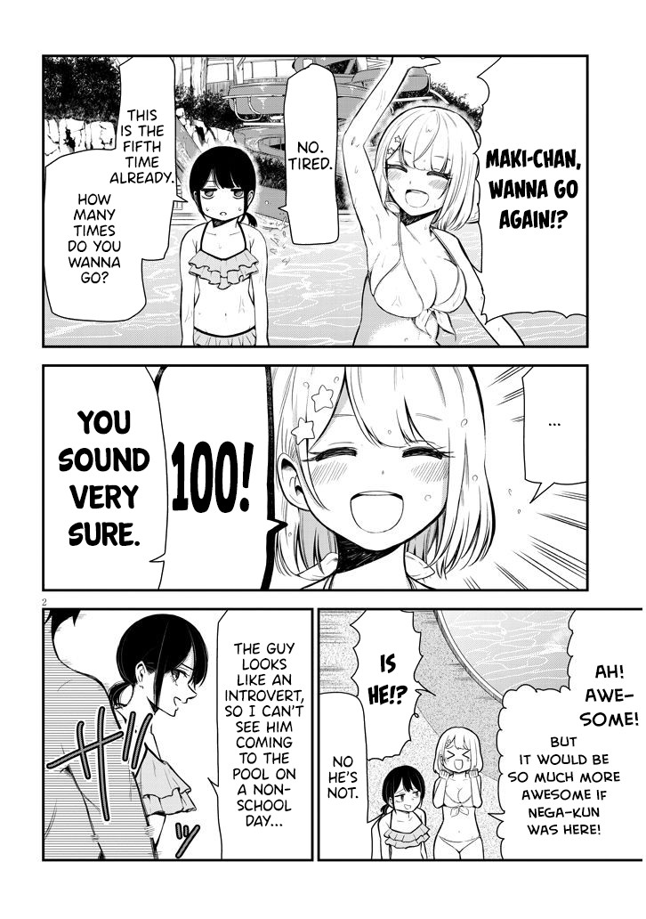 Nega-kun and Posi-chan Chapter 7 page 2 - Chapter 7: Pool