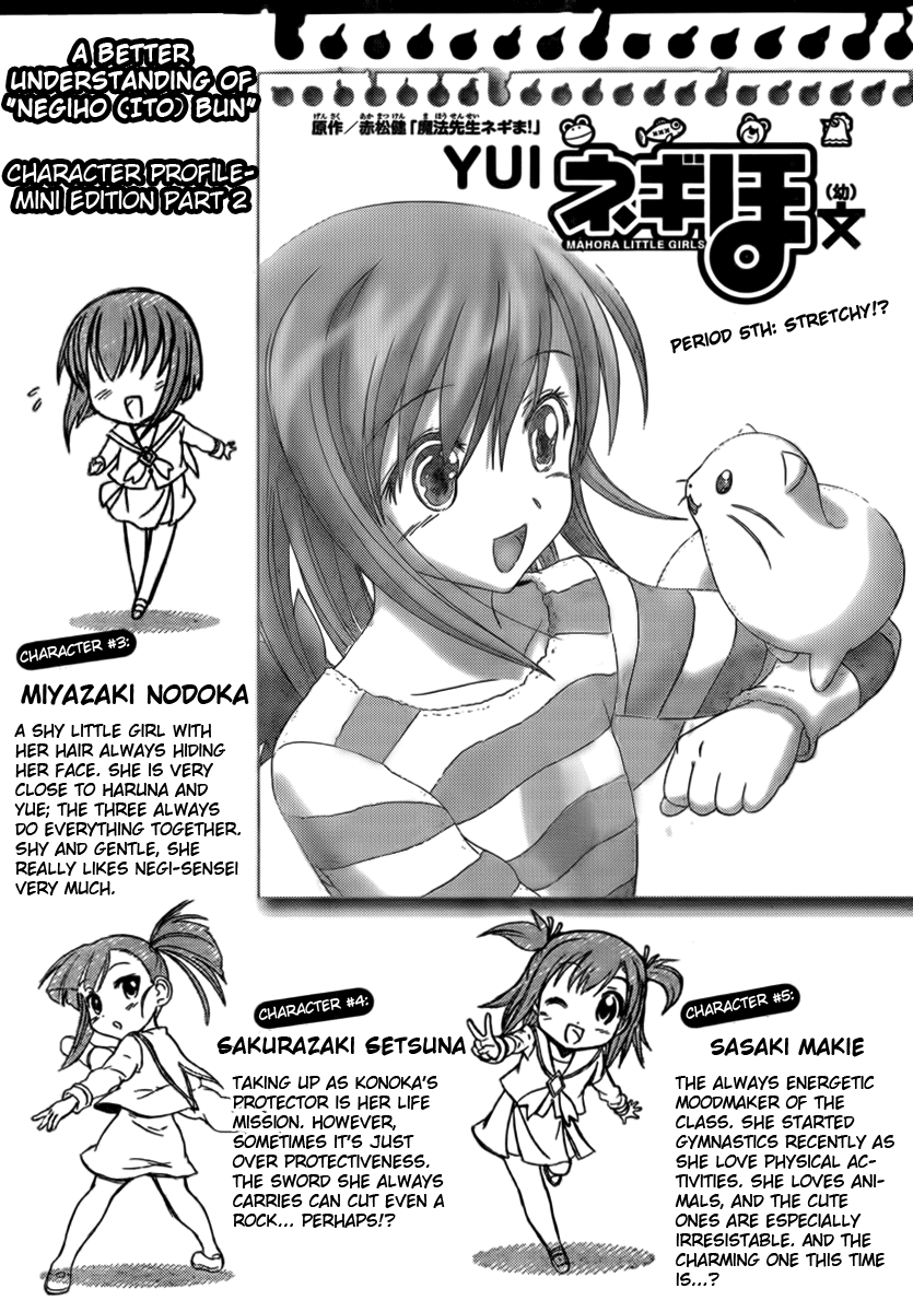Negiho (Ito) Bun Chapter 5 page 1 - Chapter 5: Period 5: Stretchy!?