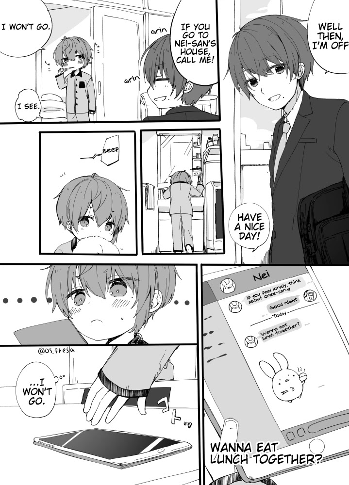 Nei and Souta's Petite Manga Chapter 88 page 1 - Chapter 88