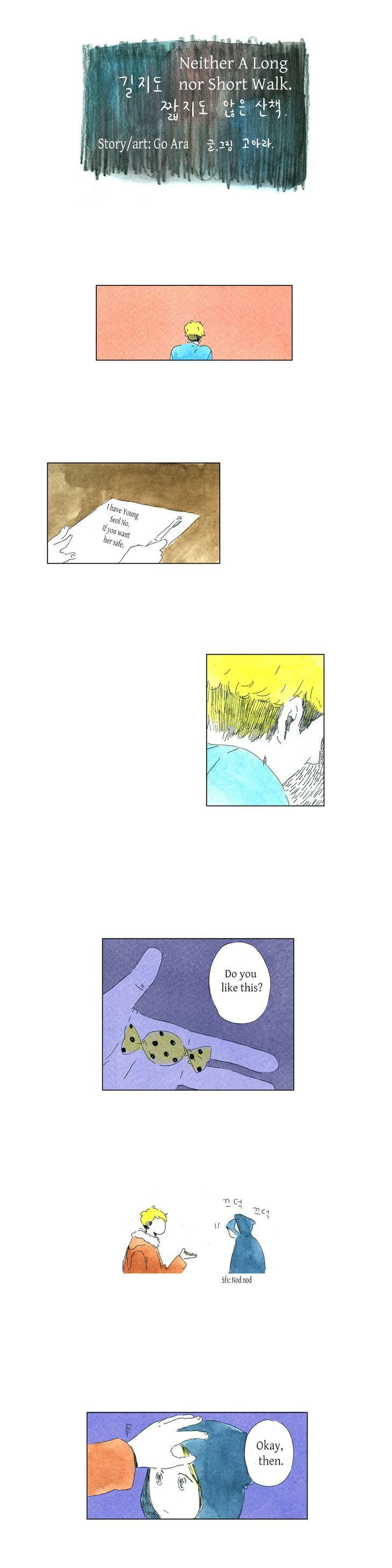 Neither A Long or Short Walk Chapter 8 page 1 - Chapter 8