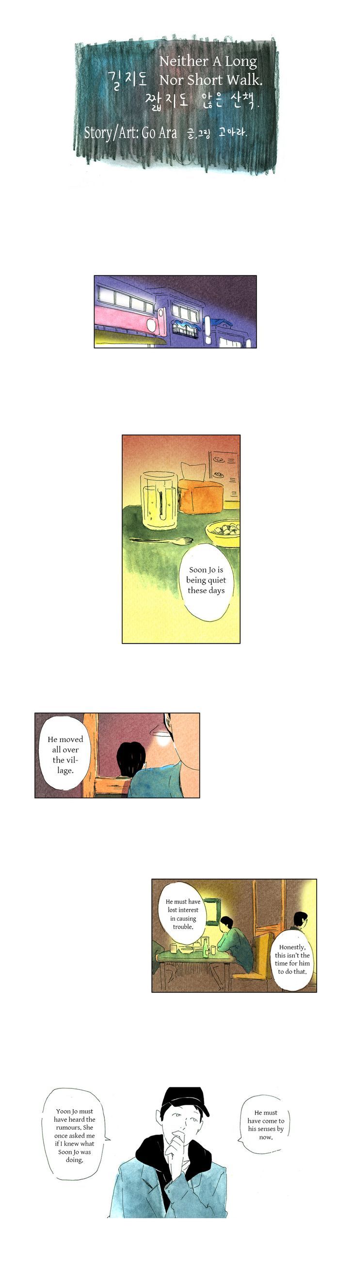 Neither A Long or Short Walk Chapter 9 page 1 - Chapter 9