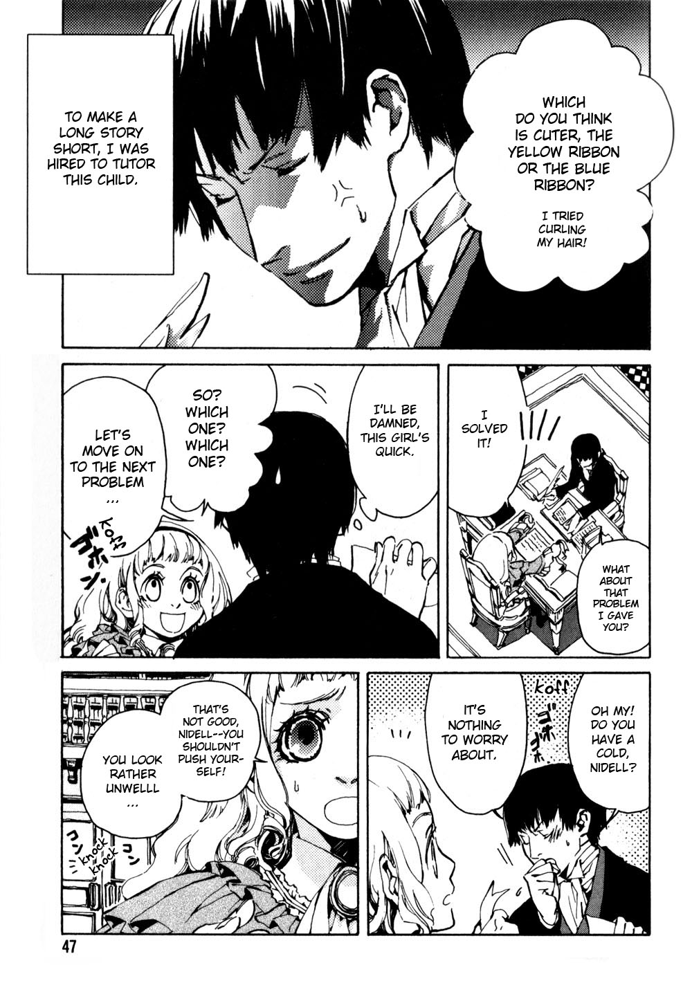 Neji to Lantern Chapter 2.2 page 5 - Chapter 2 v2 : Ora et labora. (Pray and Work)