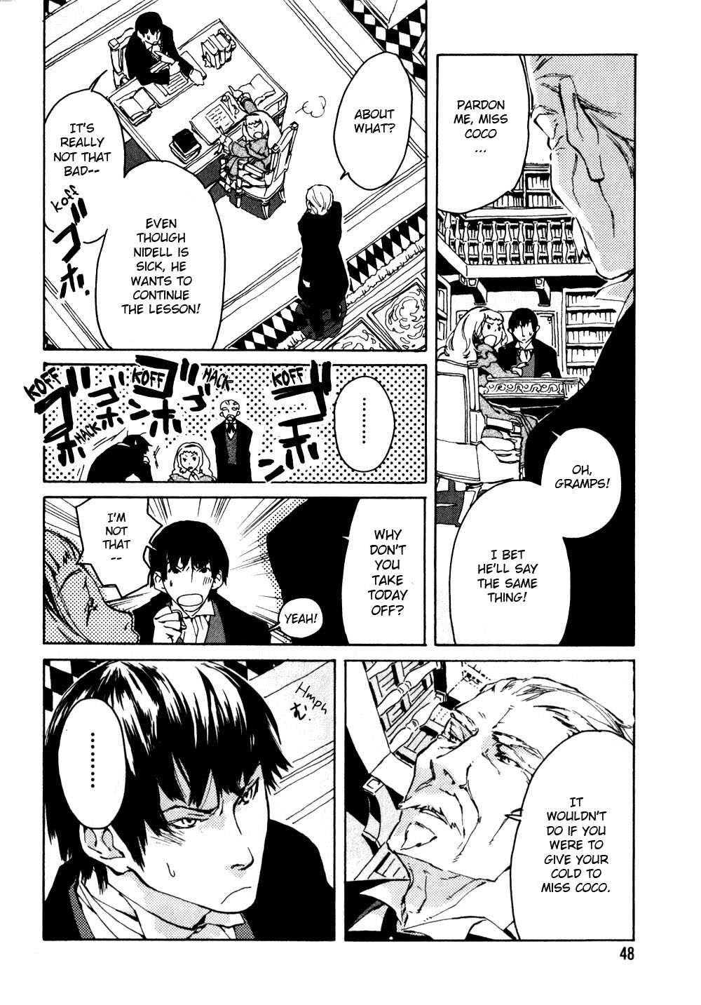 Neji to Lantern Chapter 2.2 page 6 - Chapter 2 v2 : Ora et labora. (Pray and Work)