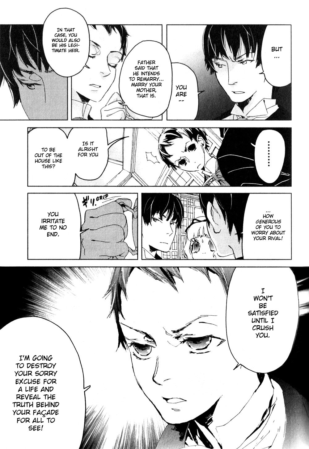Neji to Lantern Chapter 4.2 page 13 - Chapter 4 v2 : Tu fui, ego eris. (What You Are, I Was. What I Am, You Will Be.)