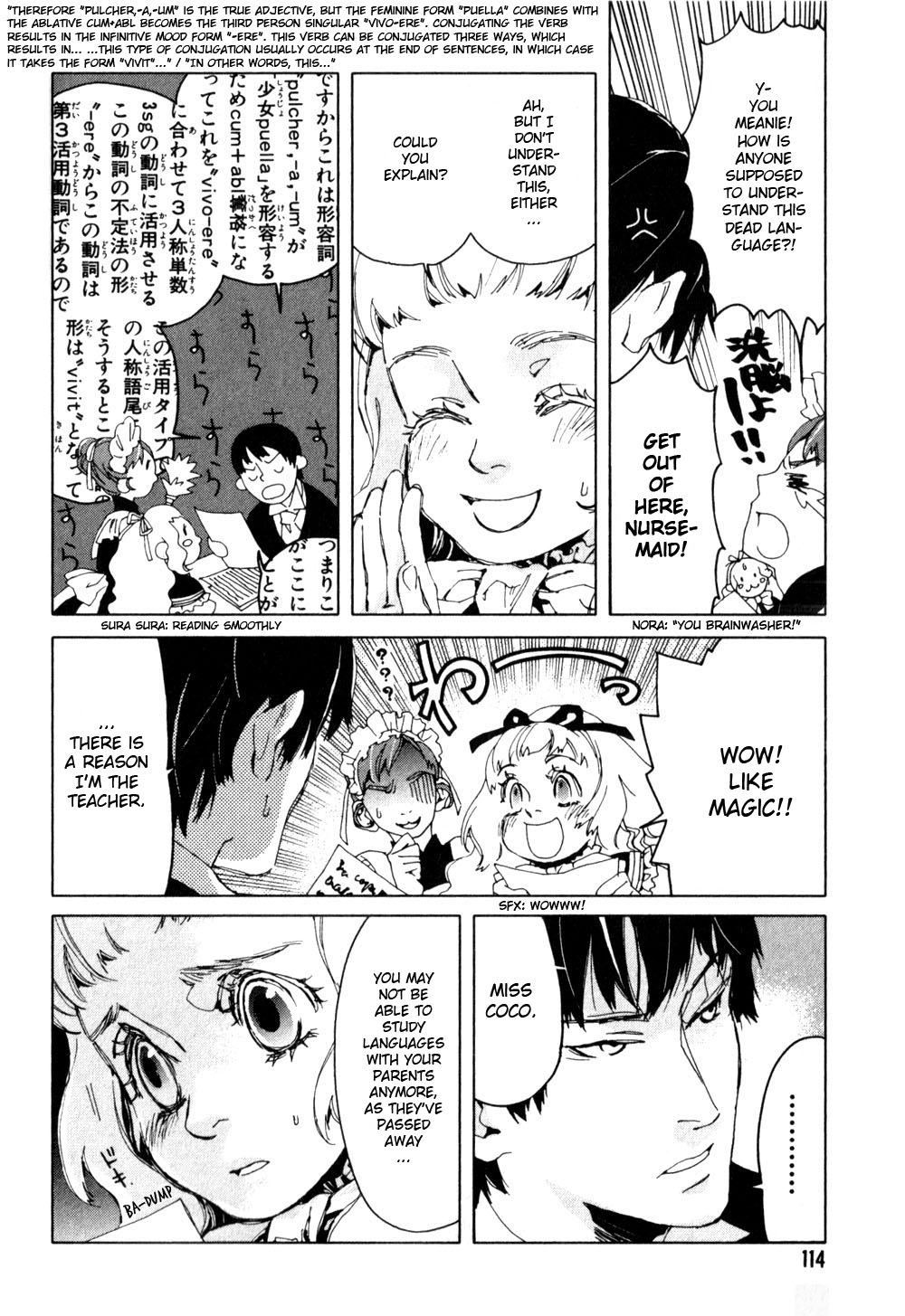 Neji to Lantern Chapter 4.2 page 6 - Chapter 4 v2 : Tu fui, ego eris. (What You Are, I Was. What I Am, You Will Be.)