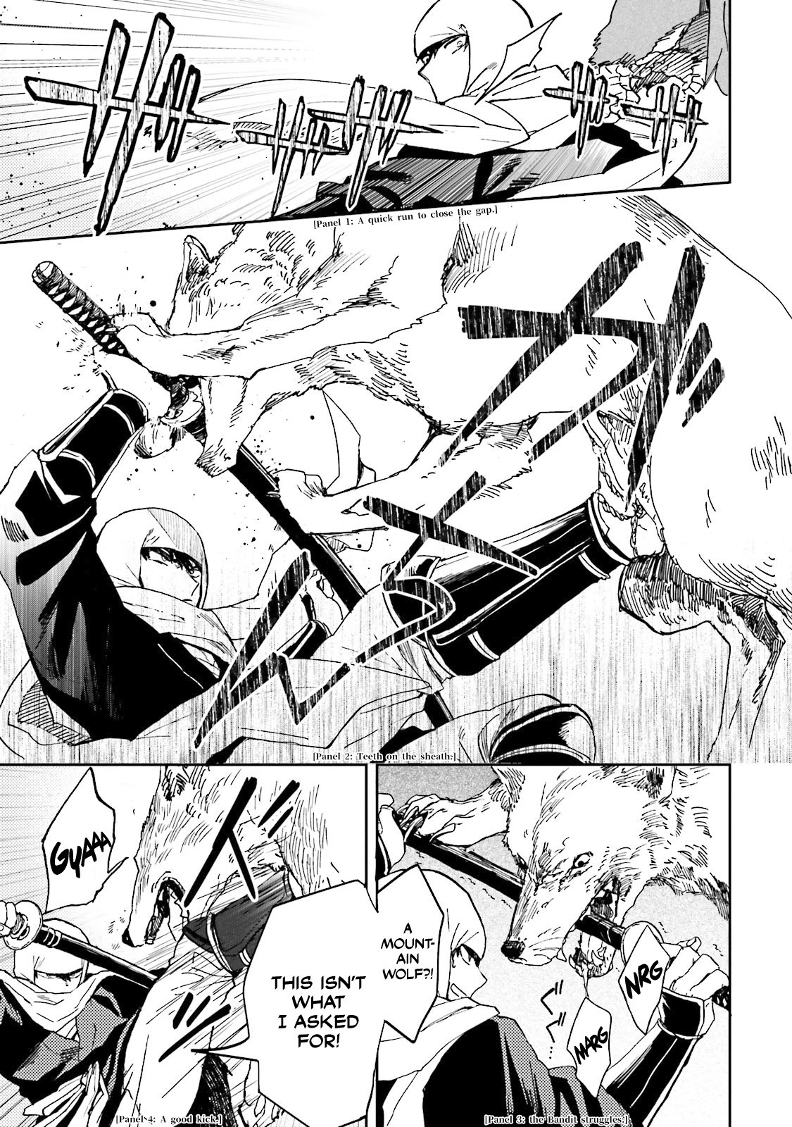 Nejikemono Chapter 1 page 12 - Chapter 1: The Mountain Wolf and the Bandit